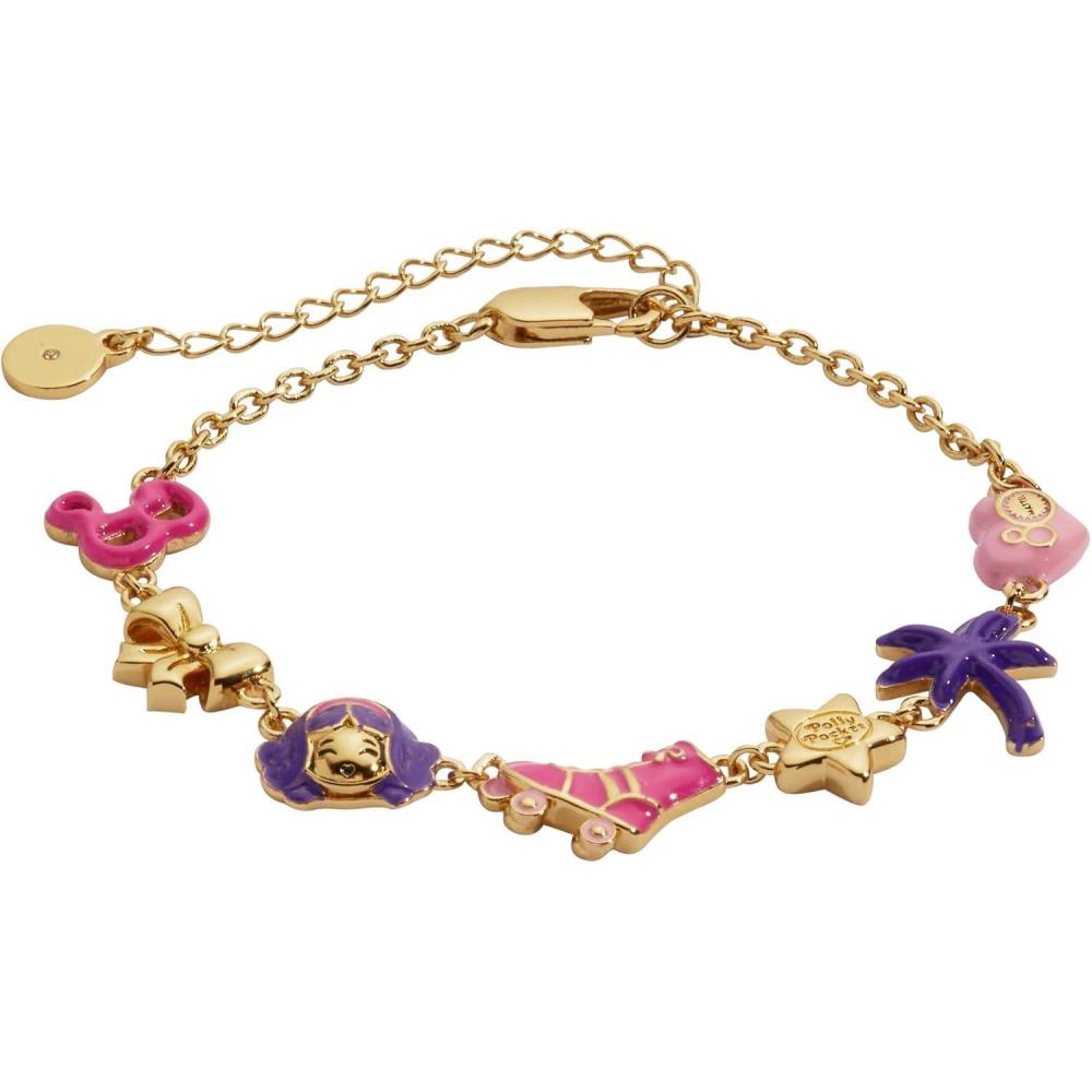 imageAlex and Ani Mattel 80th Bracelet Collectible Enamel Charms Adjustable Fit NickelFreeBarbie x Polly Pocket Bracelet