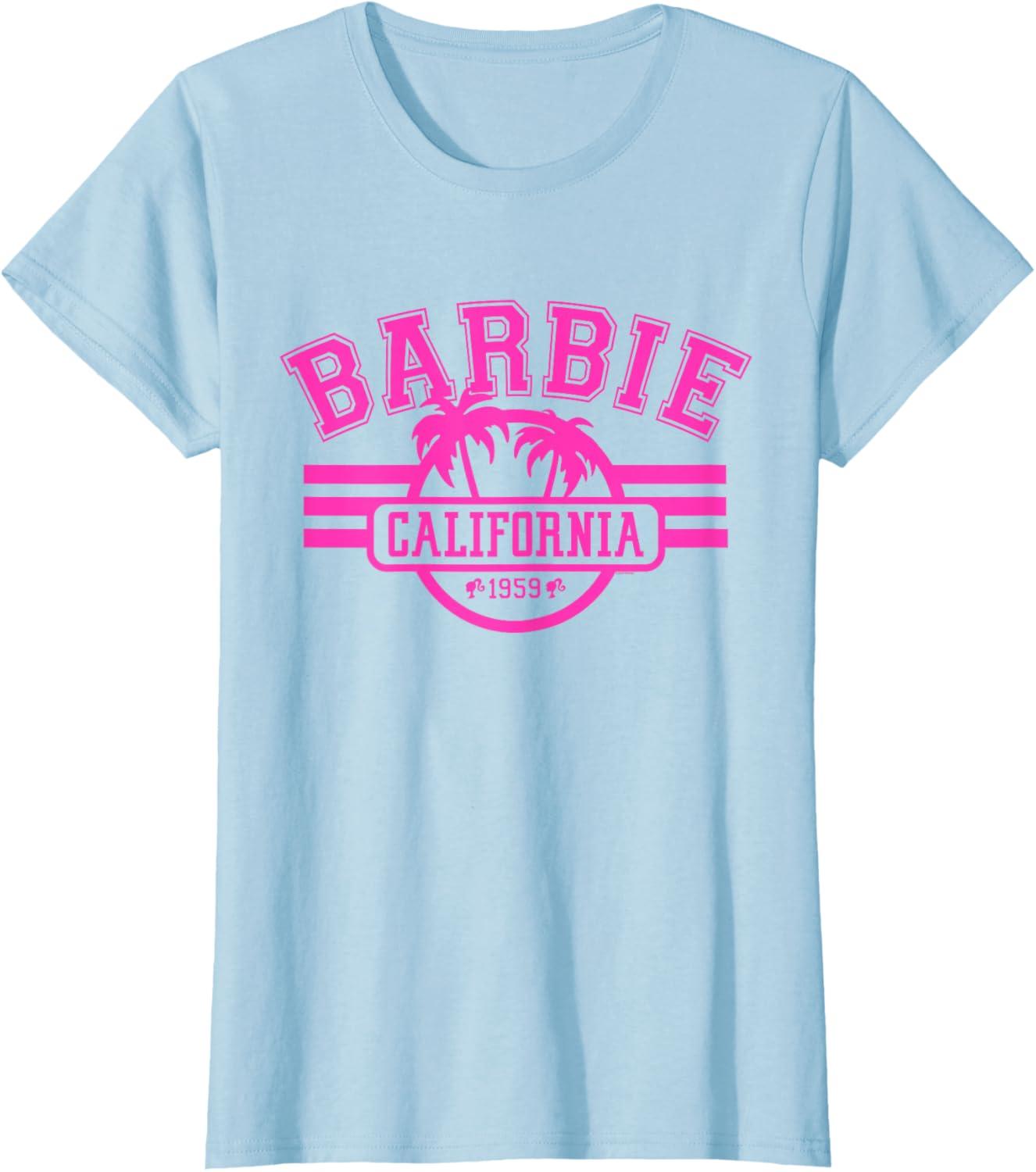 imageBarbie Barbie California TShirtBaby Blue