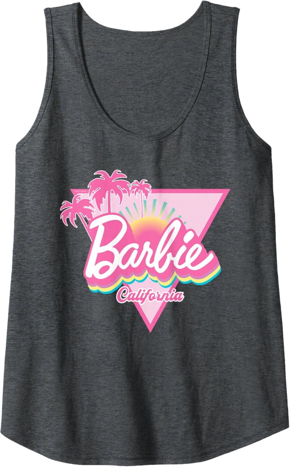 imageBarbie California Tank TopDark Heather Grey