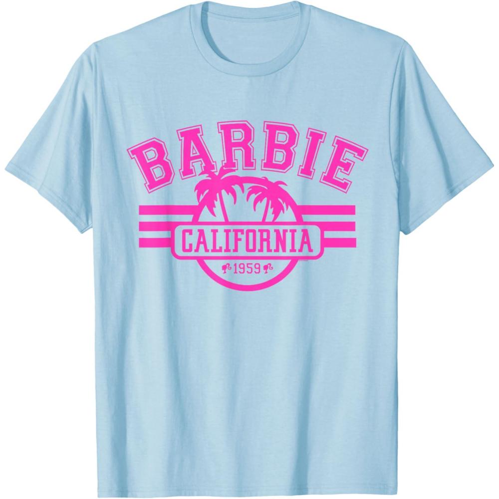 imageBarbie  Barbie California TShirtBaby Blue