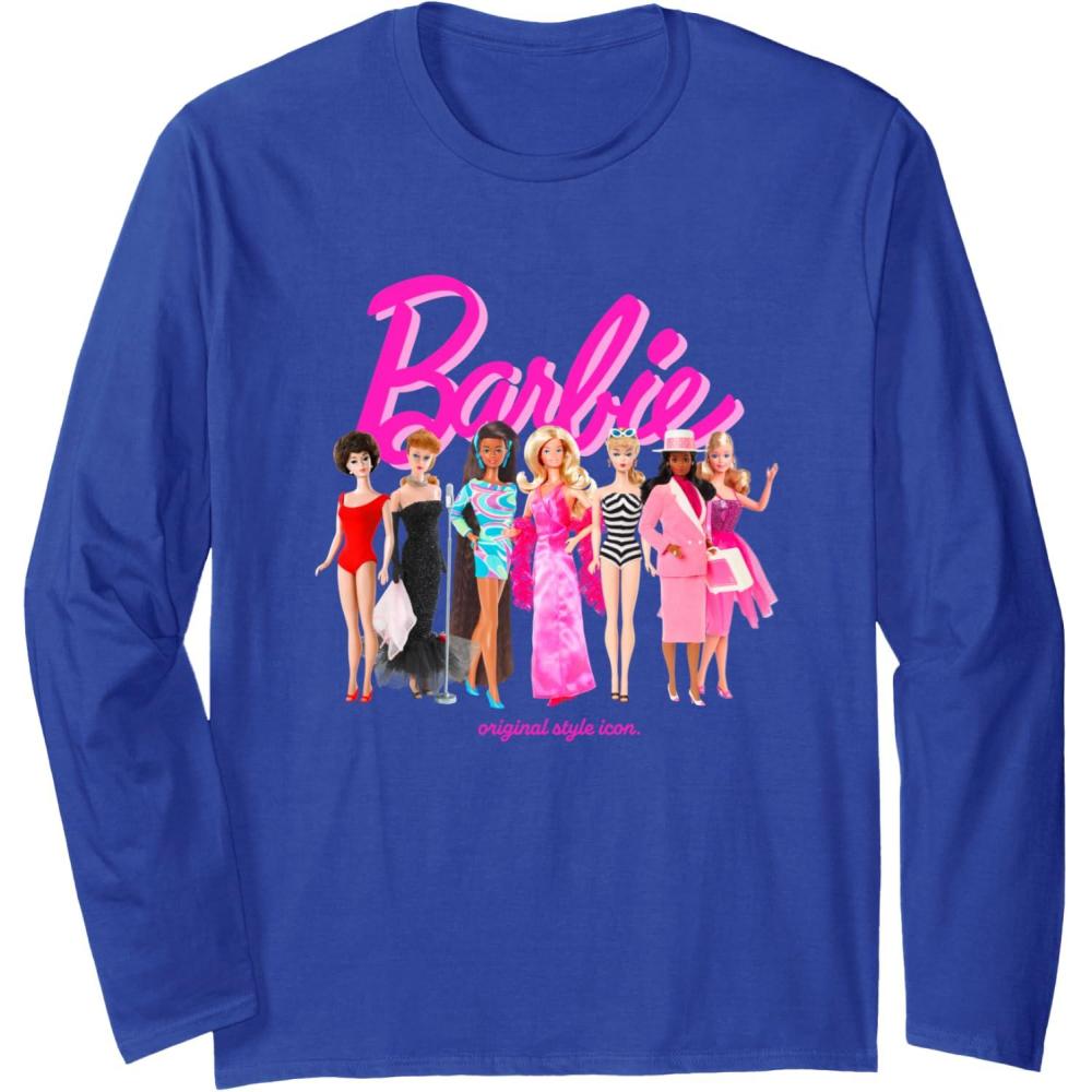 imageBarbie  Original Style Icon Long Sleeve TShirtRoyal Blue
