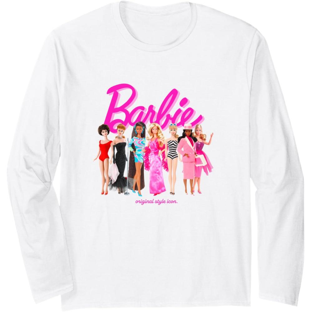 imageBarbie  Original Style Icon Long Sleeve TShirtWhite