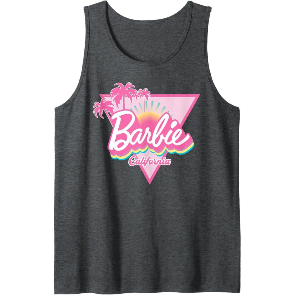 imageBarbie California Tank TopDark Heather Grey