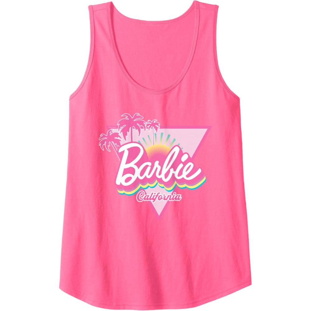 imageBarbie California Tank TopNeon Pink