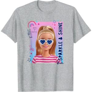 Barbie – Americana Sparkle & Shine T-Shirt(Heather Grey)