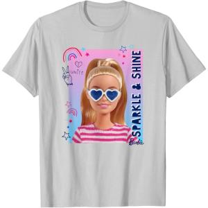 Barbie – Americana Sparkle & Shine T-Shirt(Silver Grey)