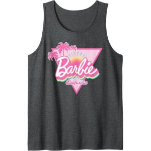 Barbie California Tank Top(Dark Heather Grey)