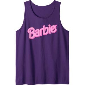 Barbie Pink Logo Tank Top(Purple)