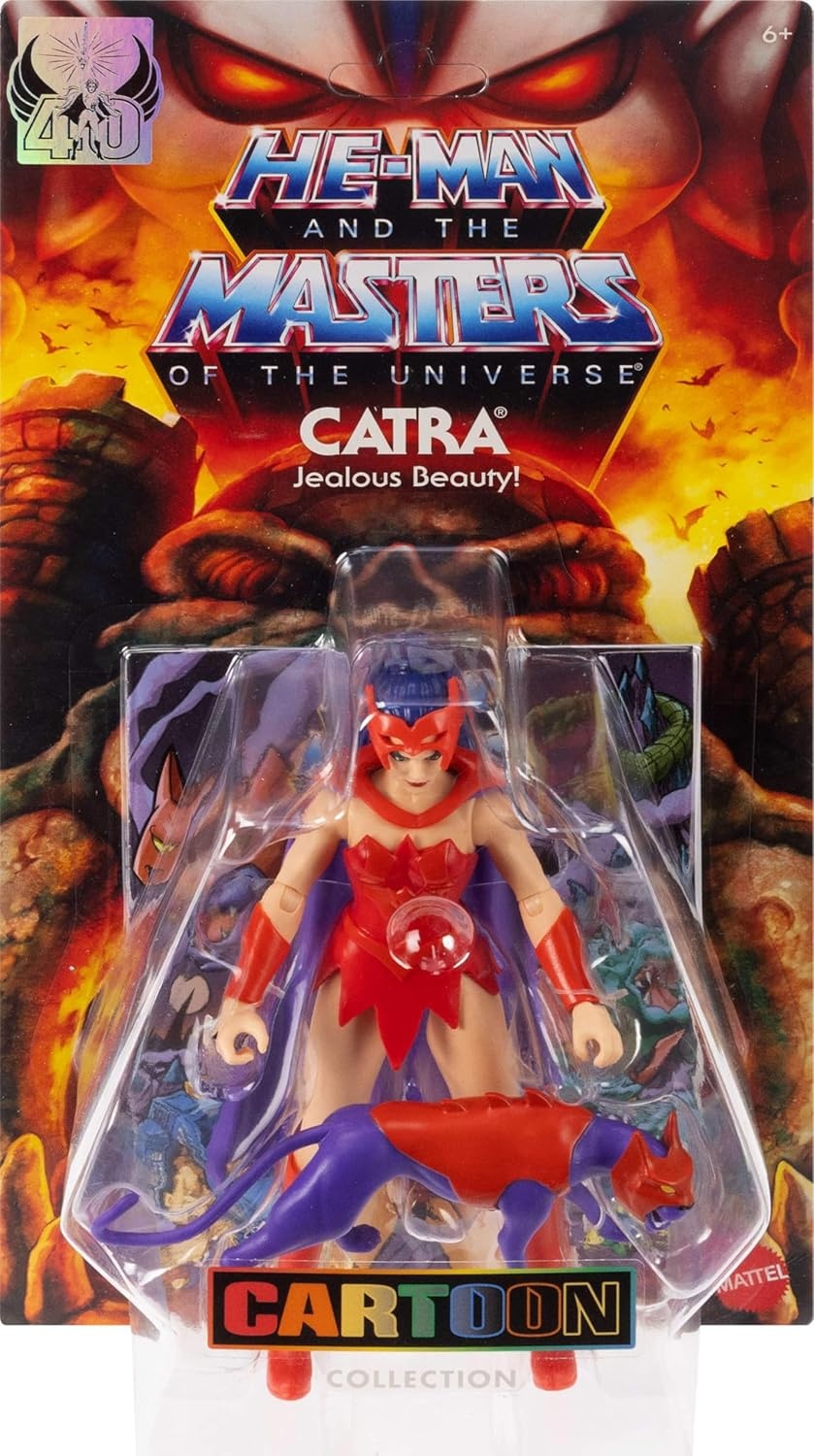 imageMasters of the Universe Origins Action Figure BuzzOff Cartoon Collection 55inch 1980s TV Bee Leader Winged amp Goggled with JavelinCatra