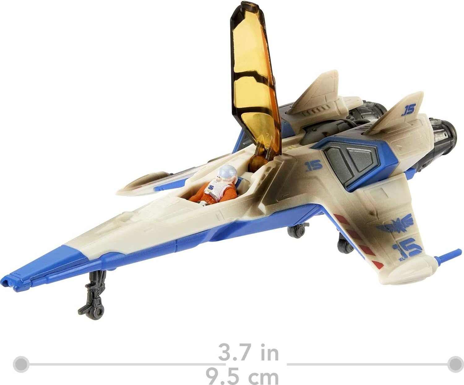 imageMattel Disney Pixar Lightyear Hyperspeed Series Mini Action Figure amp Toy Vehicle Set Buzz Lightyear amp XL15 Spaceship