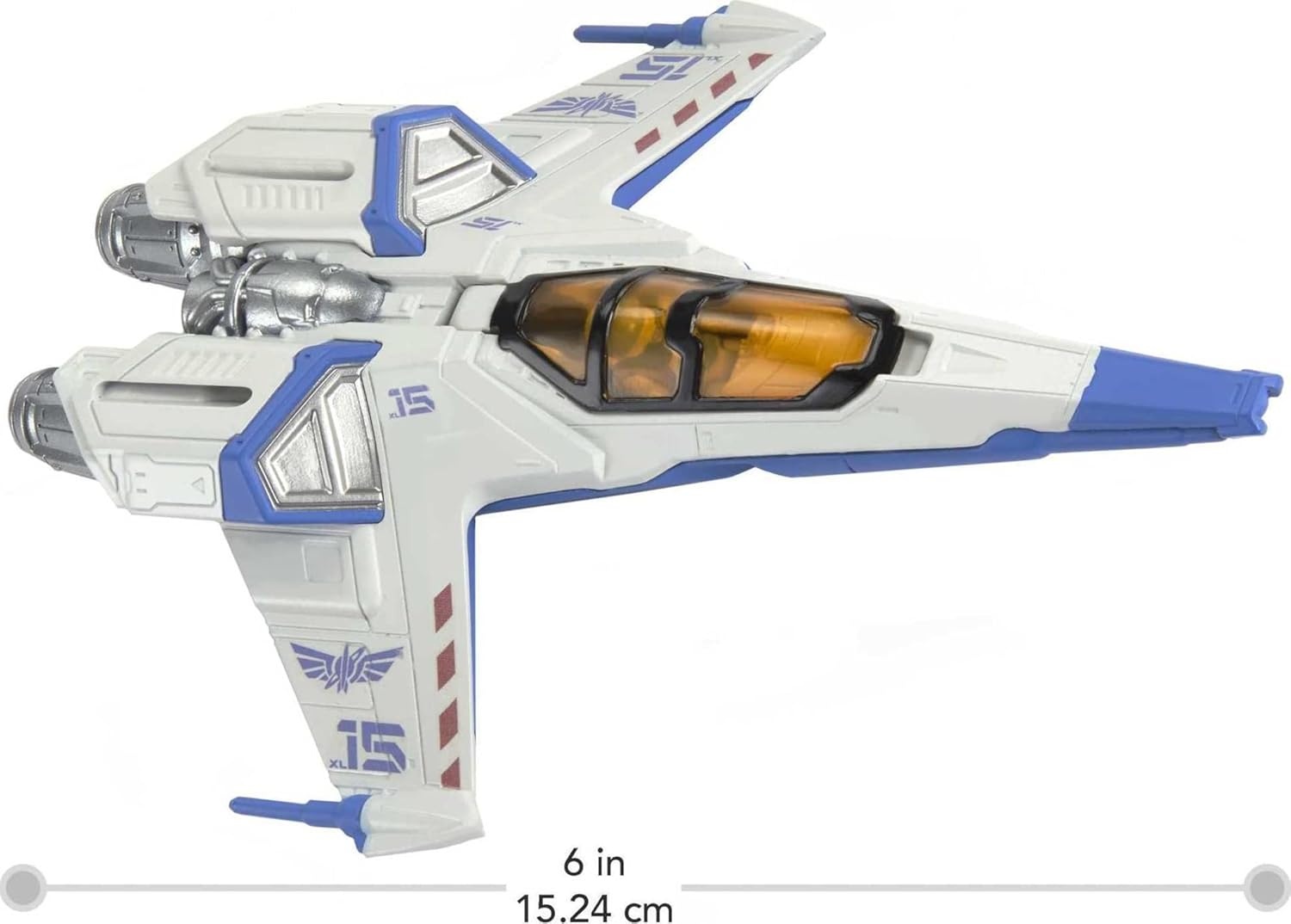imageMattel Disney and Pixar Lightyear Hyperspeed Series Mini Action Figure amp Toy Vehicle Set Buzz Lightyear amp XL15 SpaceshipMicroFigure Spaceship