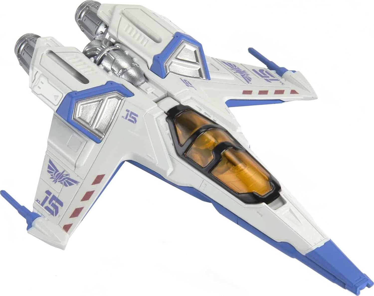 imageMattel Disney and Pixar Lightyear Hyperspeed Series Mini Action Figure amp Toy Vehicle Set Buzz Lightyear amp XL15 SpaceshipMicroFigure Spaceship