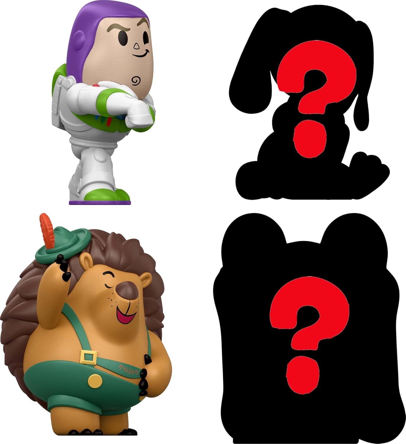 imageMattel Disney and Pixar Toy Story 5 Mini Figures Multipacks 4 Small Stars Movie Toys in Themed Group 2 Characters Shown amp 2 Hidden Unpack Surprise
