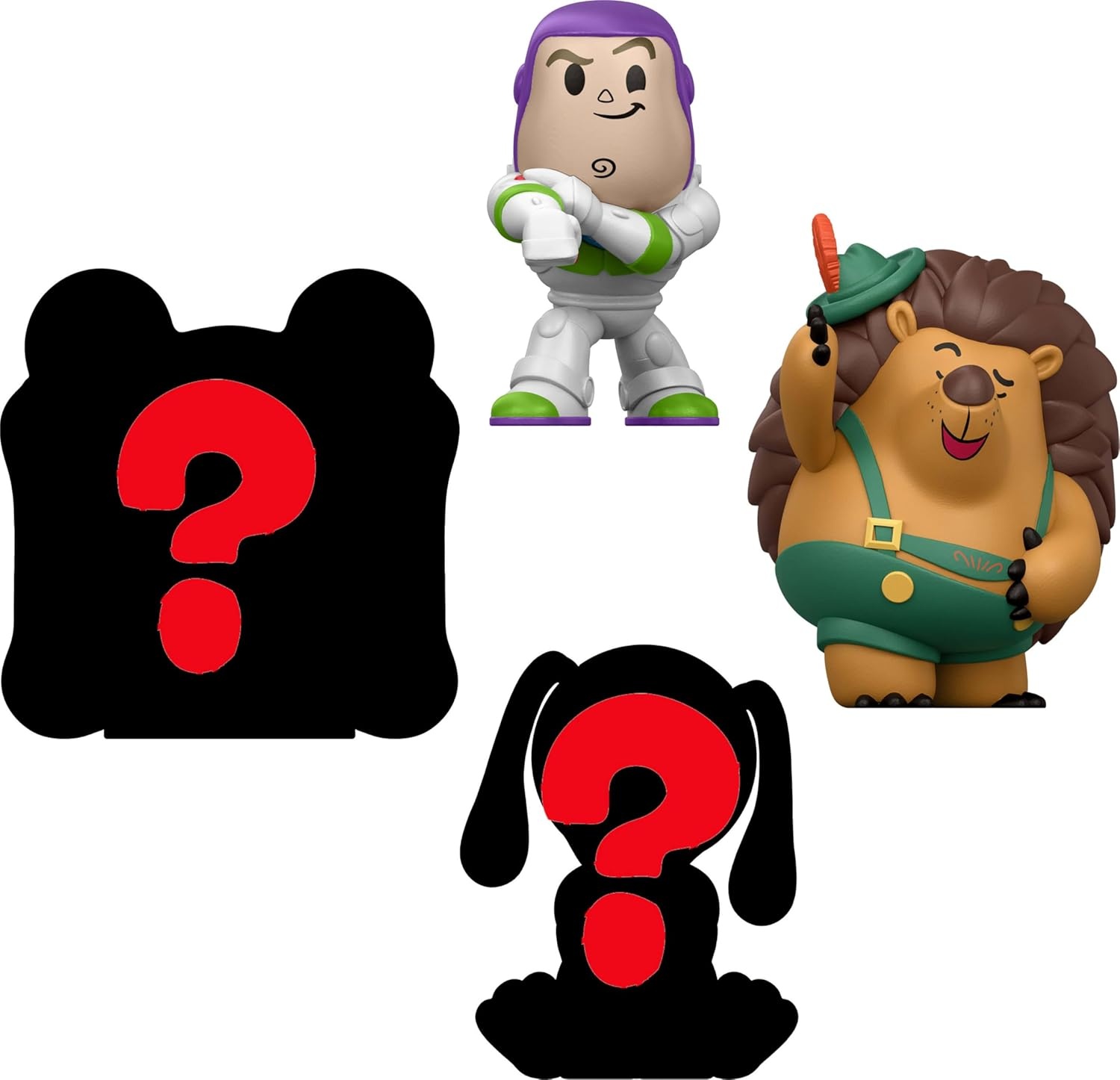 imageMattel Disney and Pixar Toy Story 5 Mini Figures Multipacks 4 Small Stars Movie Toys in Themed Group 2 Characters Shown amp 2 Hidden Unpack Surprise