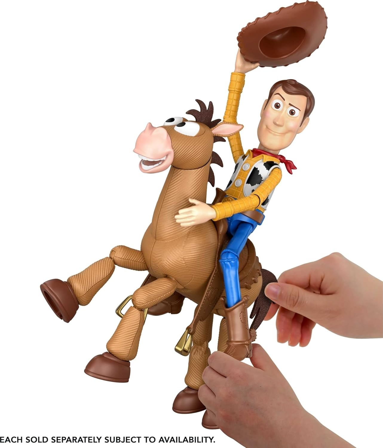 imageMattel Disney and Pixar Toy Story 5 Roundup Bullseye Activation Feature Figure and Sounds with Rideable Saddle for Figures Figures Sold Separately