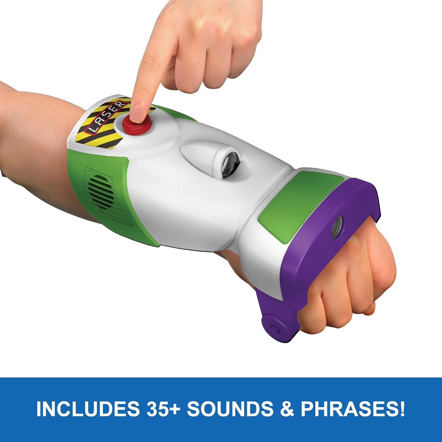 imageMattel Disney and Pixar Toy Story 5 Space Ranger Laser Gauntlet Buzz Lightyear Roleplay Item with Lights Vibrations 35 Sounds and Phrases