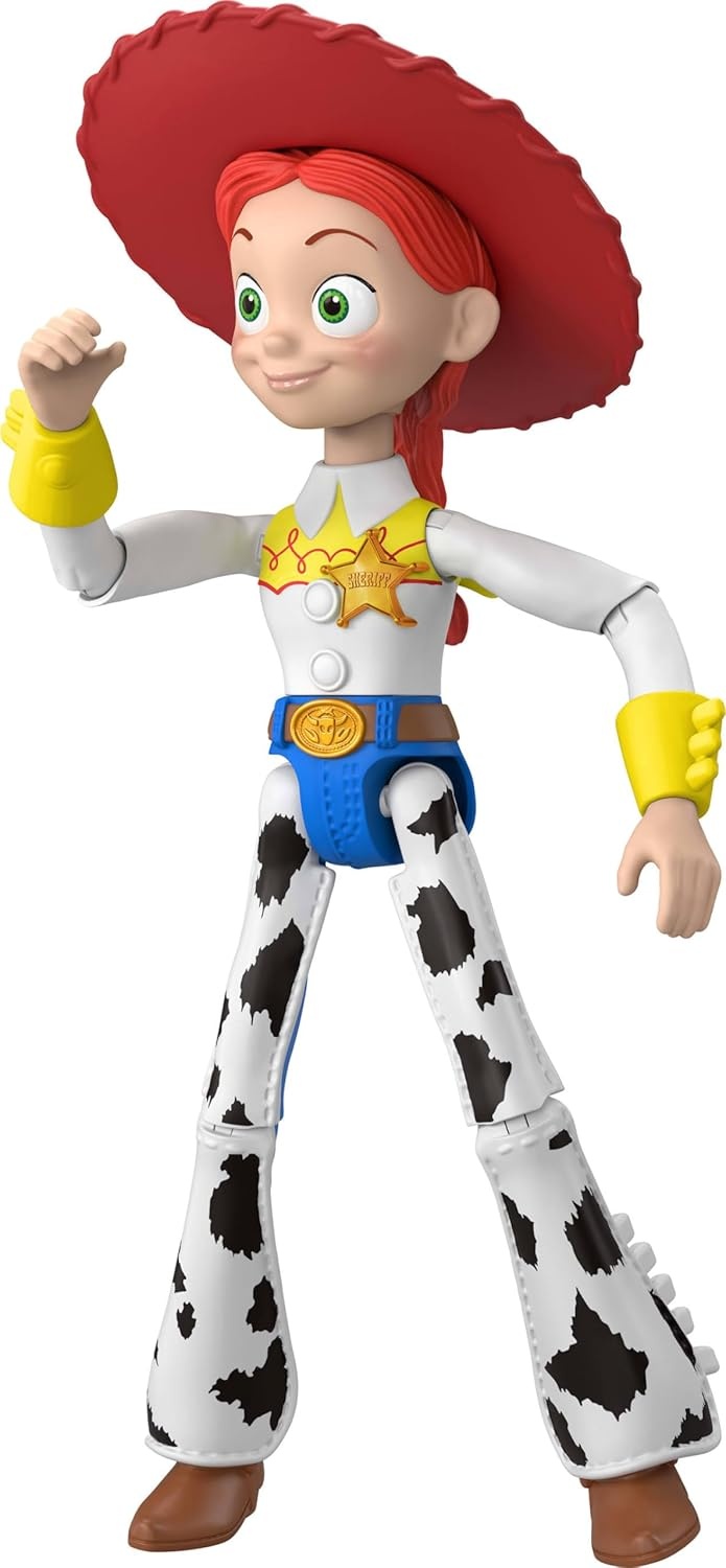 imageMattel Disney and Pixar Toy Story Action Figures 7 Inch Playscale Key Characters 8 Plus Posable Joints with Movie Accurate Design
