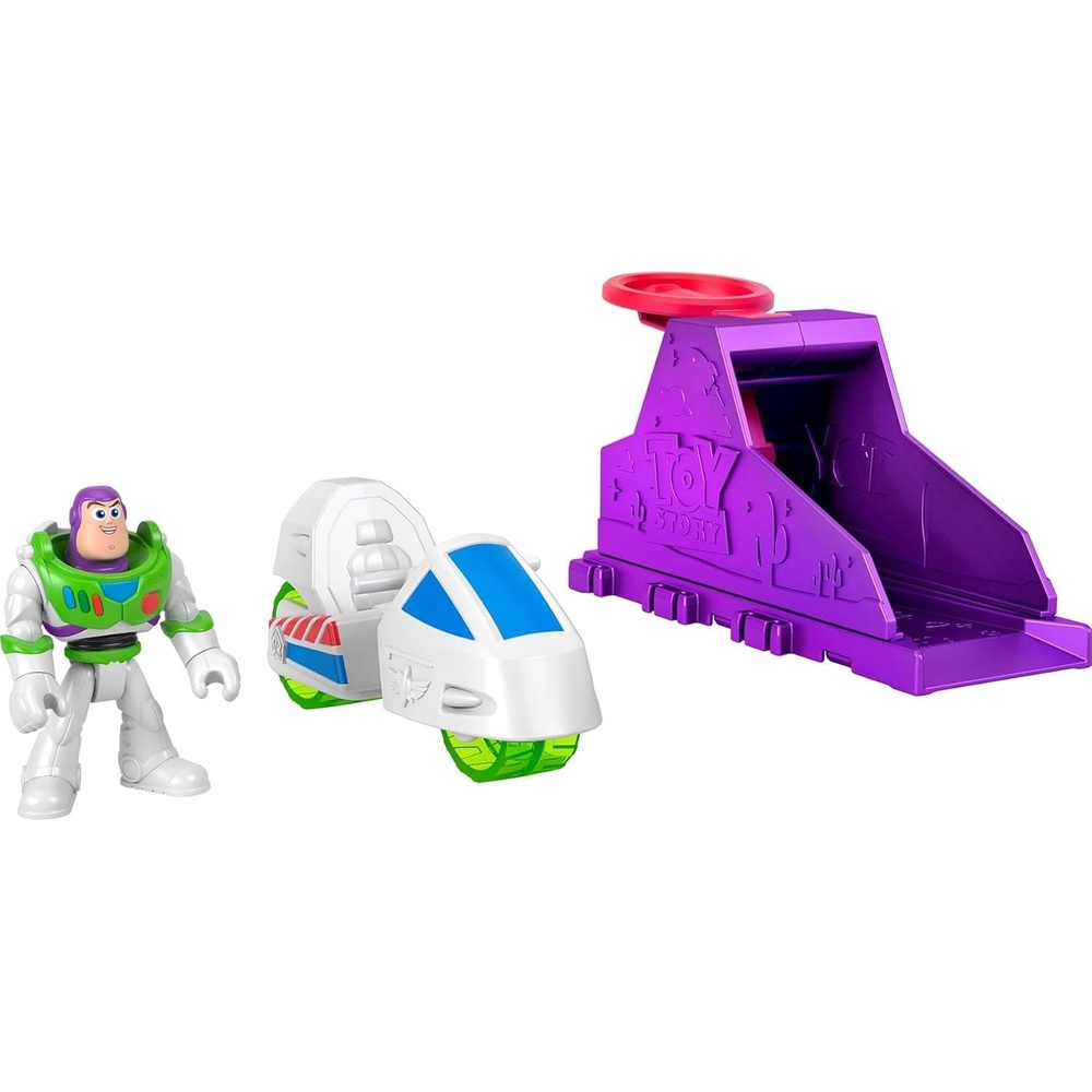 imageFisherPrice Imaginext Launcher Set with 3inch Buzz Lightyear Action Figure amp Toy Vehicle Inspired by Disney Pixar Toy Story Characters May VaryBuzz Lightyear