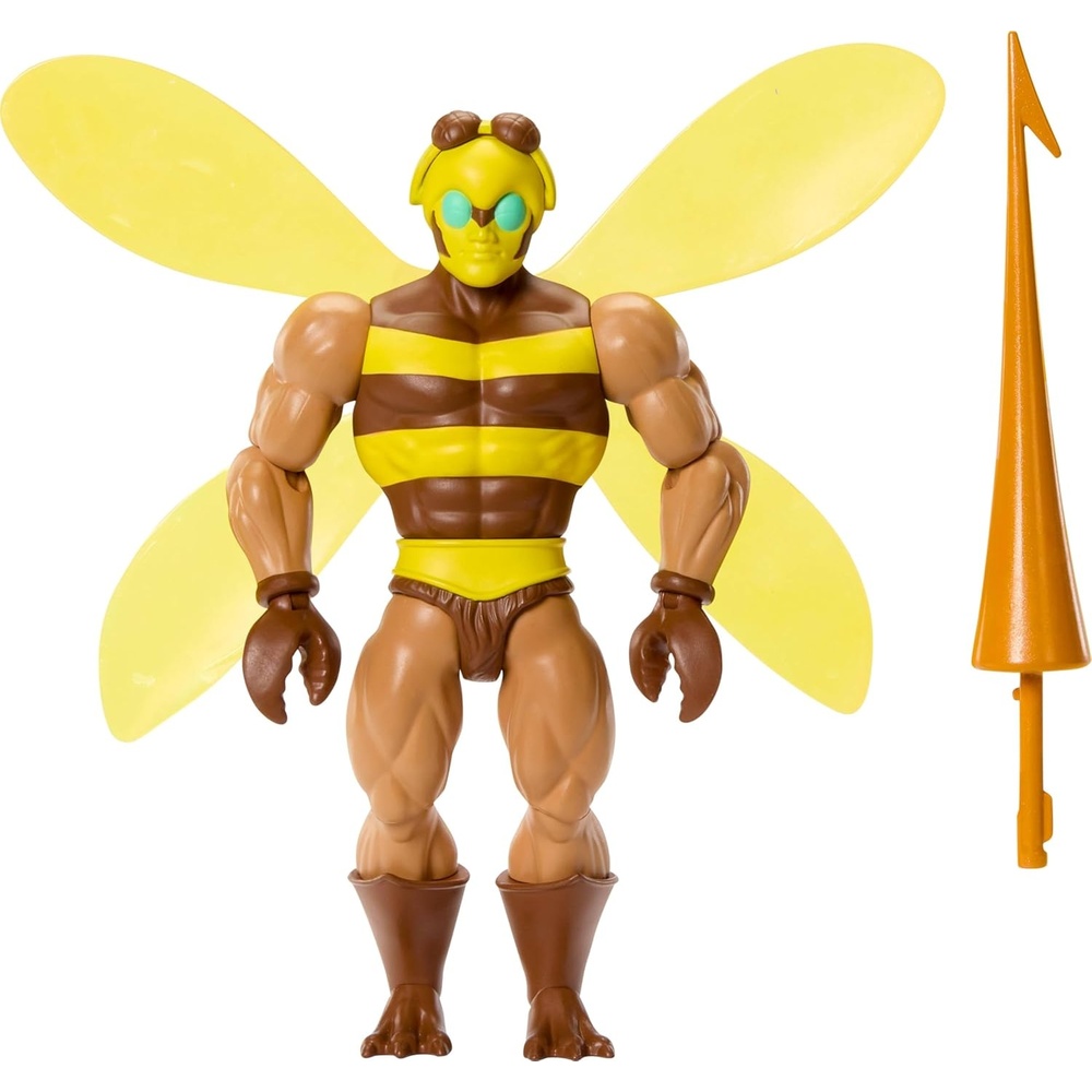 imageMasters of the Universe Origins Action Figure BuzzOff Cartoon Collection 55inch 1980s TV Bee Leader Winged amp Goggled with JavelinBuzzoff