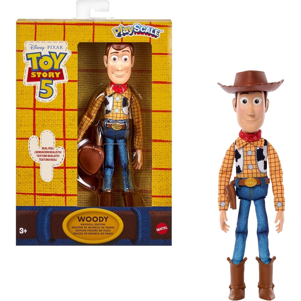 imageMattel Disney and Pixar Toy Story 5 Figures Ragdoll Edition Playscale 7 Inch Assortment Movie Accurate Soft Collectable Figures
