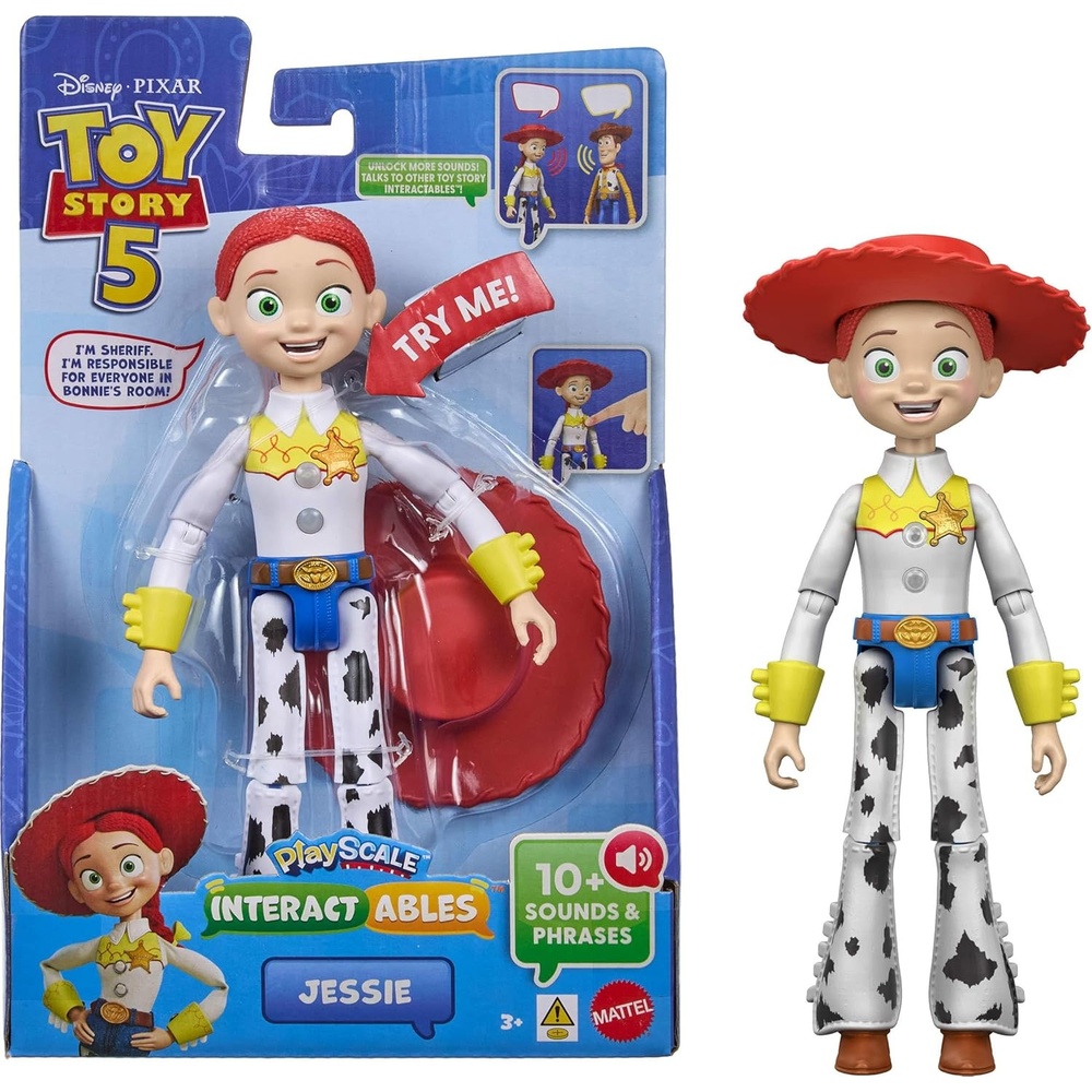 imageMattel Disney and Pixar Toy Story 5 Interactables Figure Lilypad 6 Inch Playscale Movie Phrases amp Converses with Other Characters in LineJessie