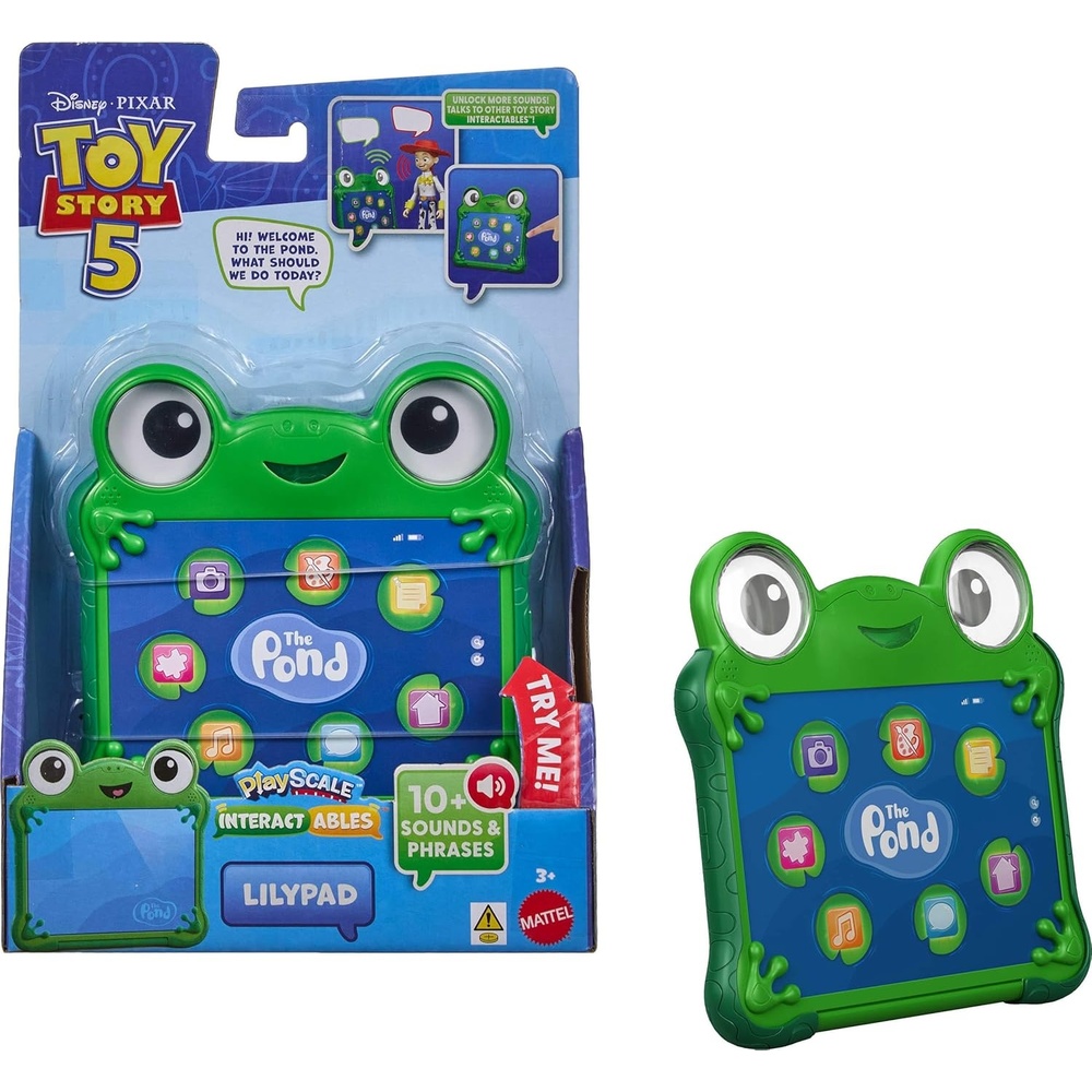 imageMattel Disney and Pixar Toy Story 5 Interactables Figure Lilypad 6 Inch Playscale Movie Phrases amp Converses with Other Characters in LineLillypad