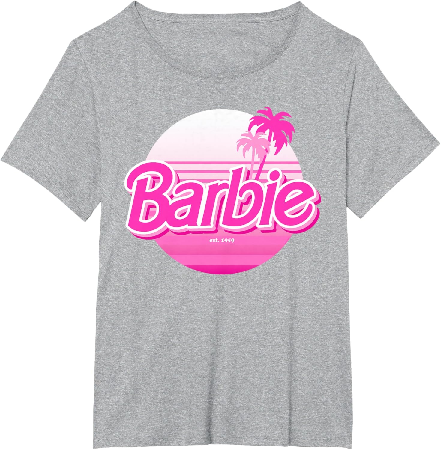 imageBarbie Barbie Summer Logo TShirtHeather Grey
