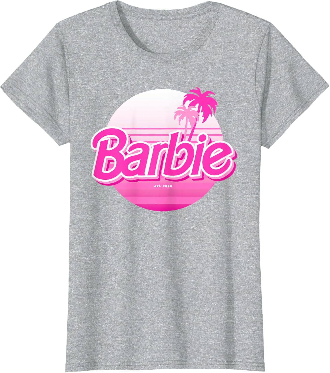 imageBarbie Barbie Summer Logo TShirtHeather Grey