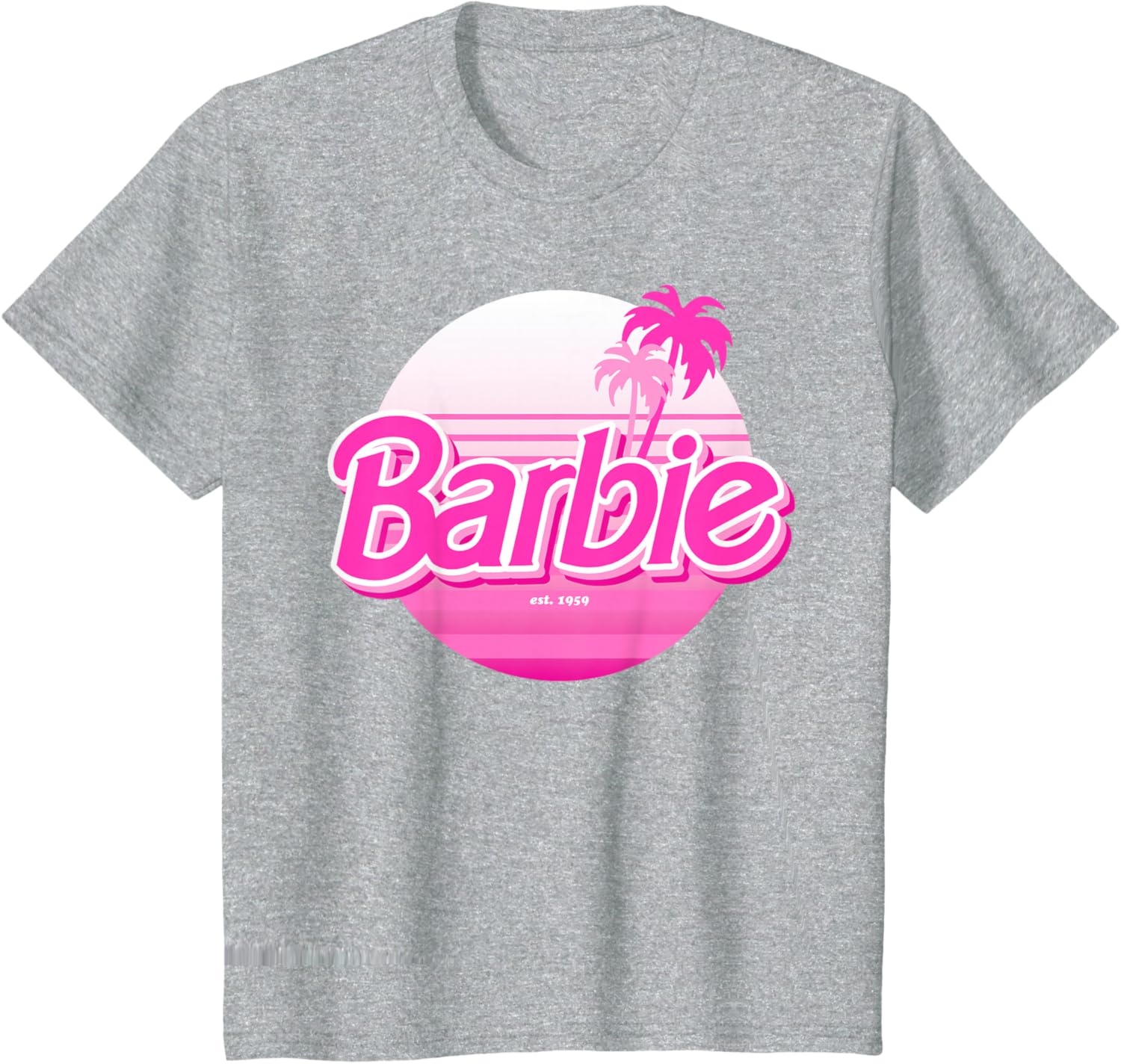 imageBarbie Barbie Summer Logo TShirtHeather Grey