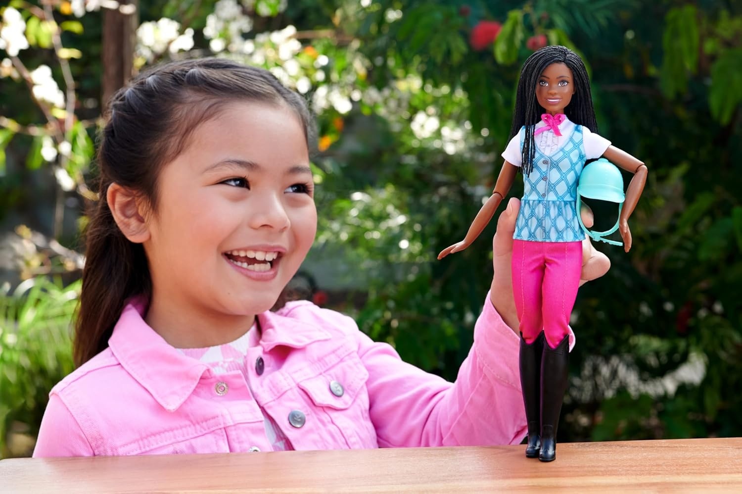 imageBarbie Brooklyn Doll amp Accessories from Barbie Mysteries The Great Horse Chase Includes Fashion Doll Removable Riding Outfit amp HelmetBrooklyn