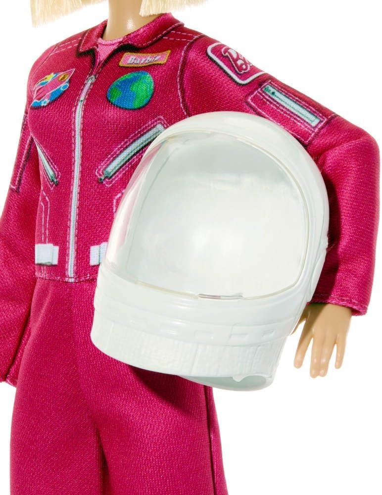 imageBarbie Careers Astronaut Fashion Doll Wearing Removable Look with Pink Spacesuit amp Shoes Plus Helmet Accessory 2026 Career of the Year