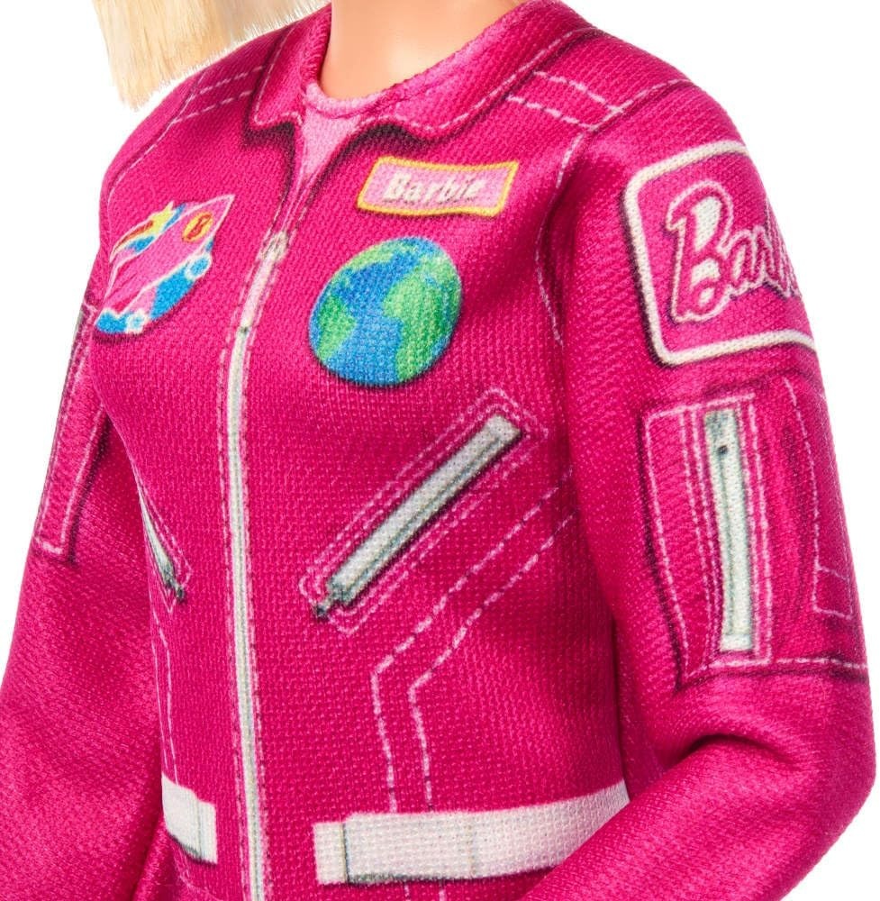 imageBarbie Careers Astronaut Fashion Doll Wearing Removable Look with Pink Spacesuit amp Shoes Plus Helmet Accessory 2026 Career of the Year