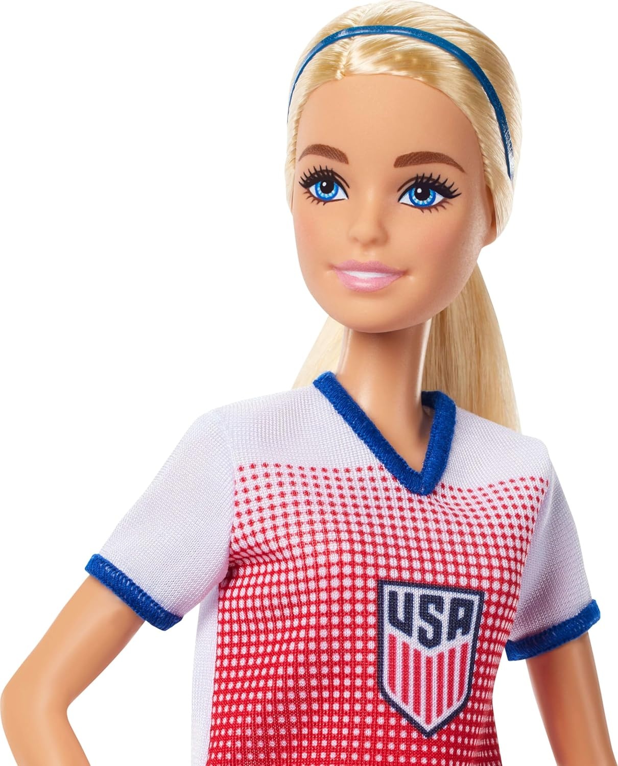 imageBarbie Careers USSF Soccer Fashion Ken Doll Dressed in Removable SportThemed Outfit amp Shoes with AccessoriesBarbie