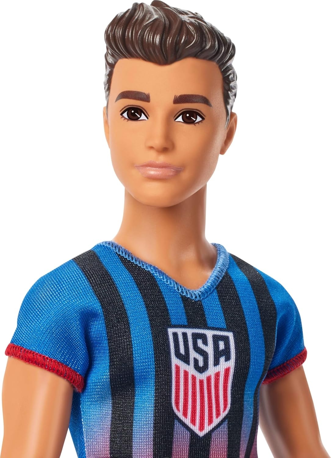imageBarbie Careers USSF Soccer Fashion Ken Doll Dressed in Removable SportThemed Outfit amp Shoes with AccessoriesKen