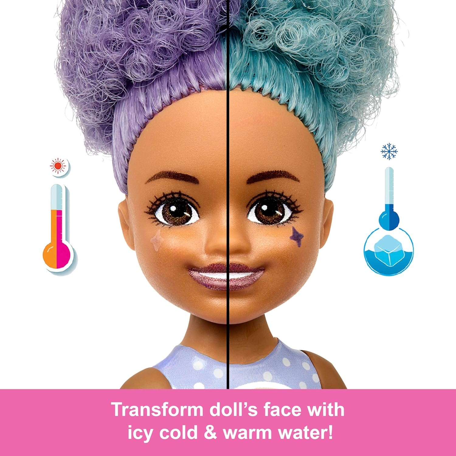 imageBarbie Chelsea Pop Reveal Doll Set Treat Series with 5 Surprises Including Scented Small Doll PopIt Pet amp Color Change Styles May Vary