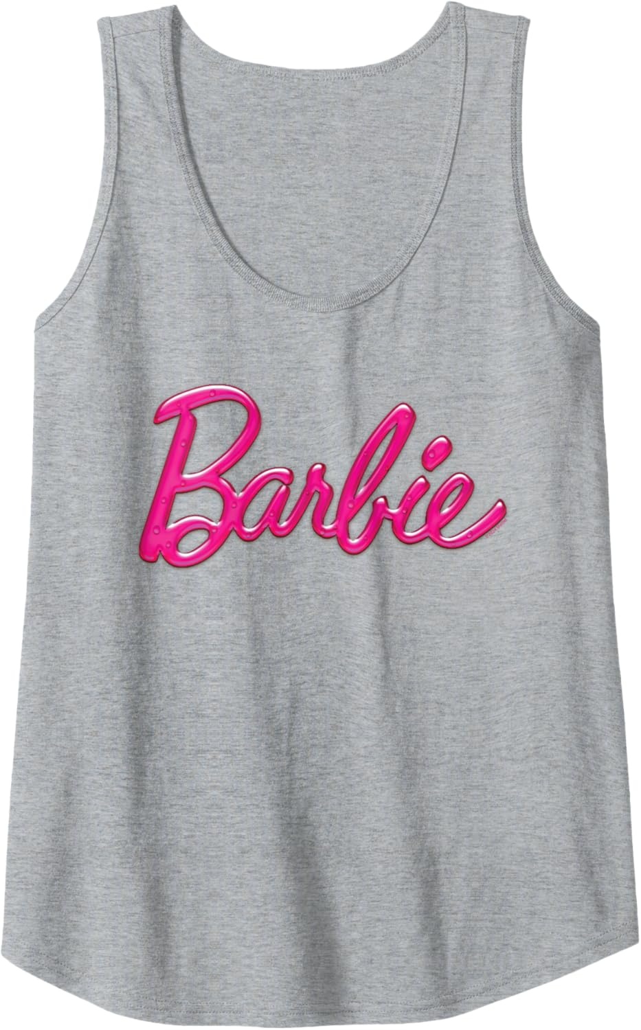 imageBarbie Classic Logo Tank TopHeather Grey