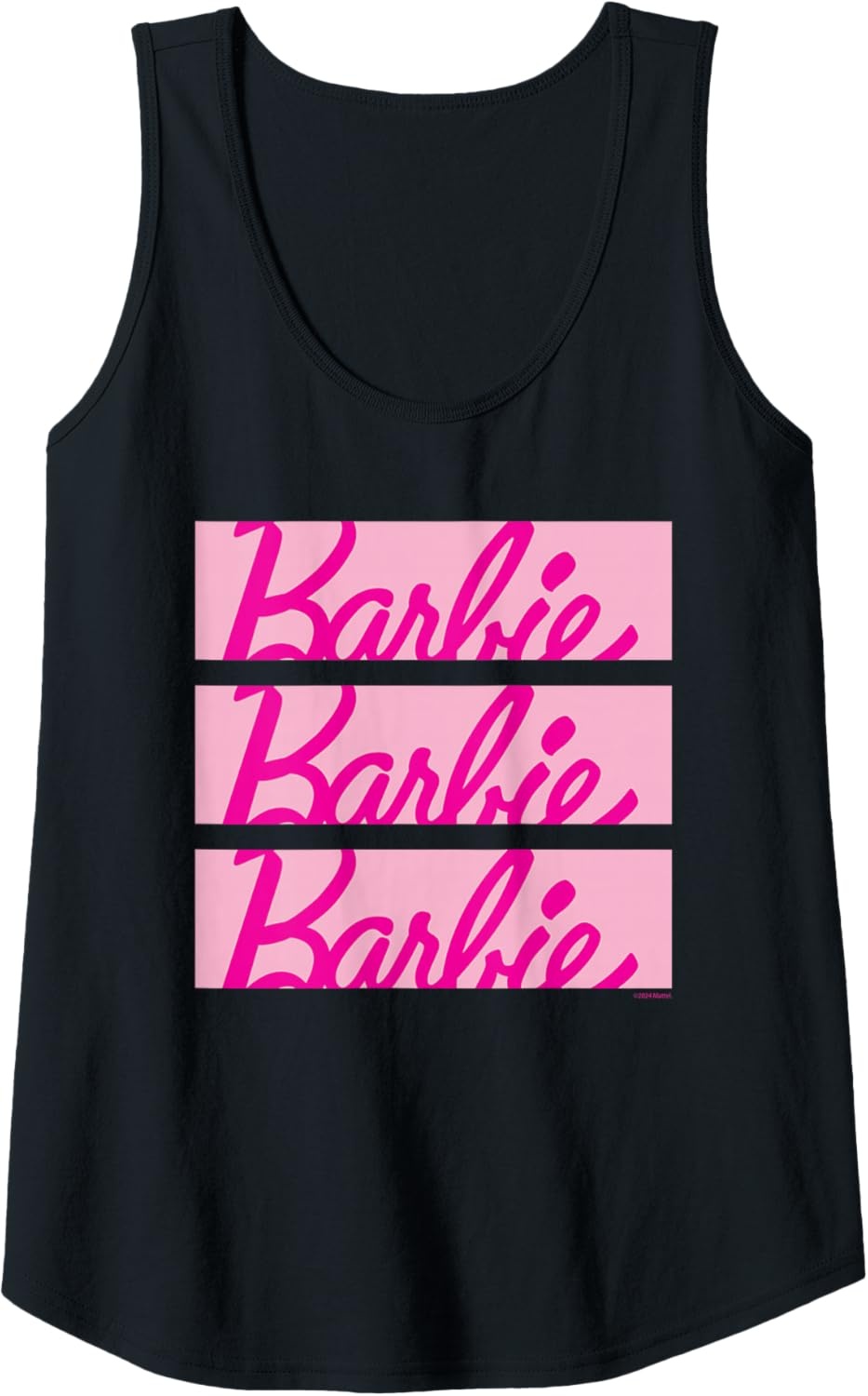 imageBarbie Classic Multi Logo Tank TopBlack