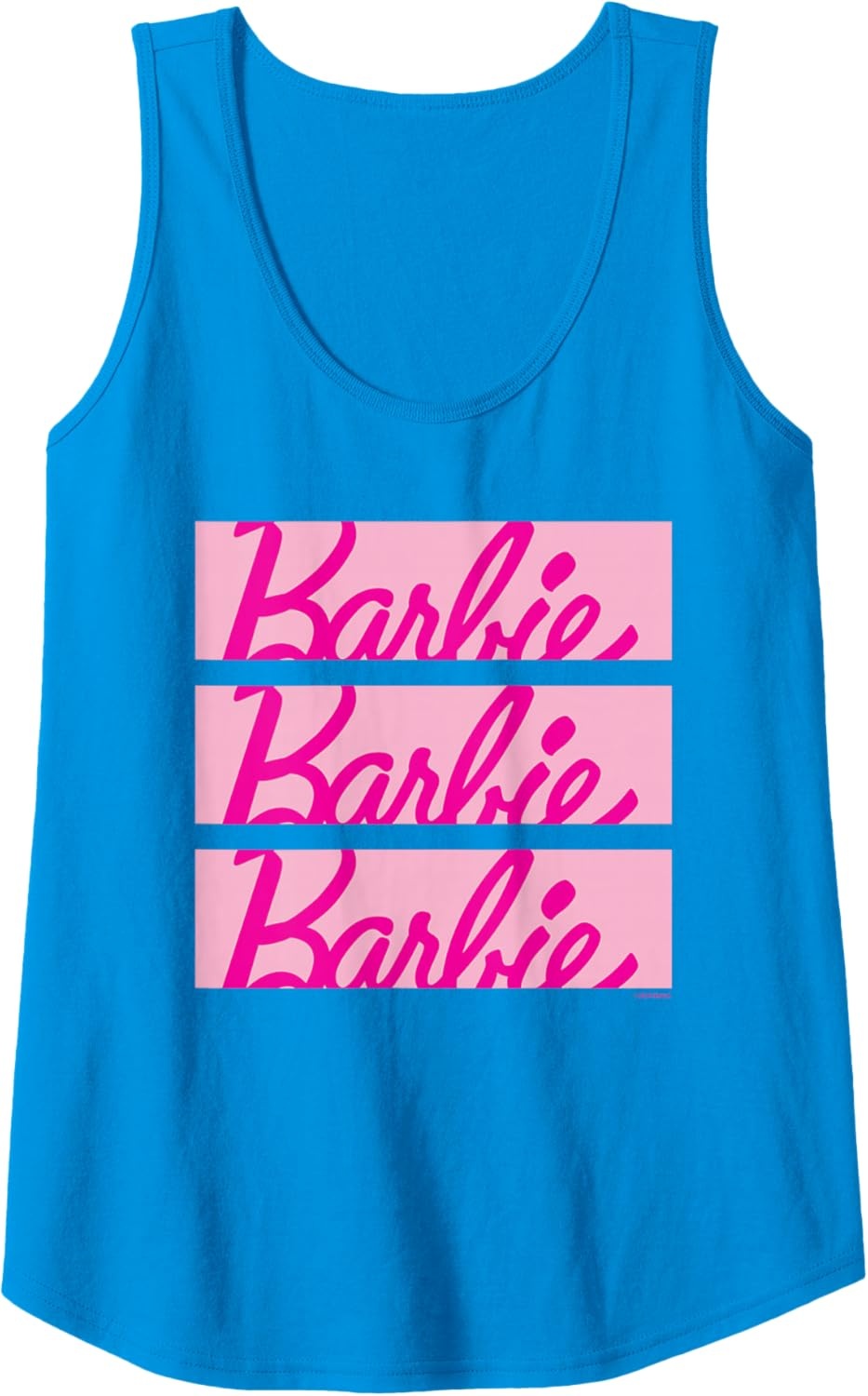 imageBarbie Classic Multi Logo Tank TopSapphire Blue