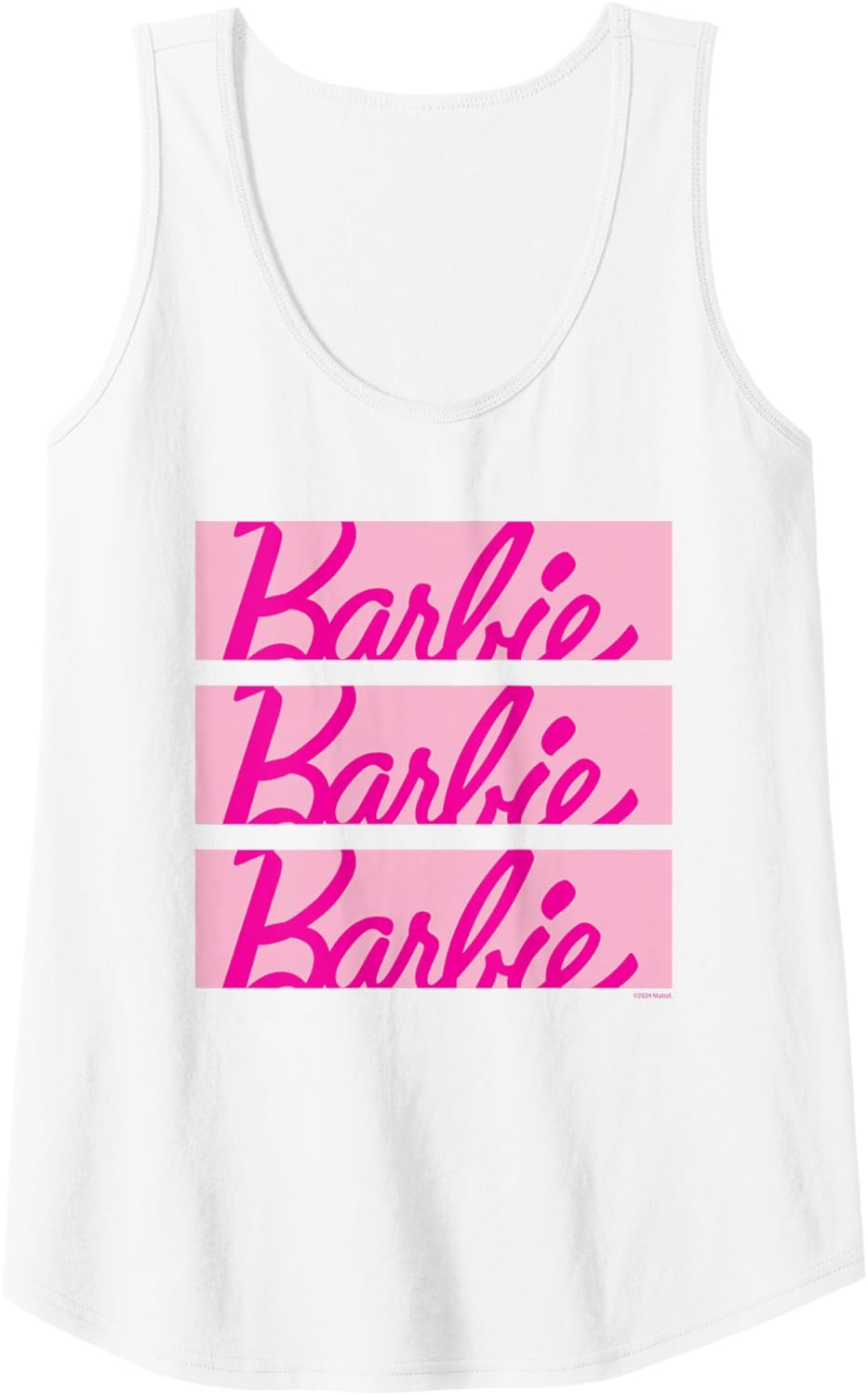 imageBarbie Classic Multi Logo Tank TopWhite