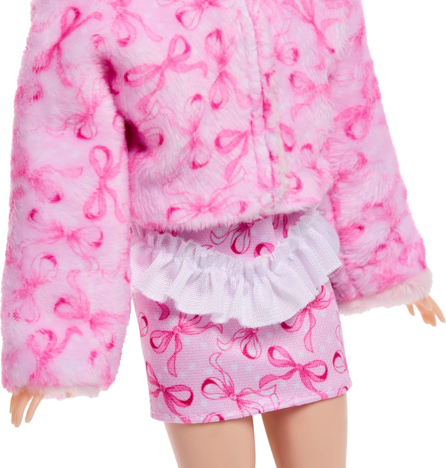 imageBarbie Cutie Reveal Doll amp Accessories Cuddly Series Kitten with 10 Surprises Including Color Change amp Mini PetLamb