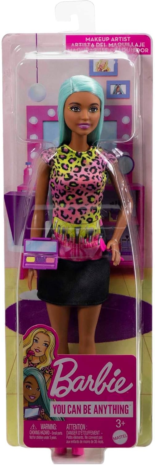 imageBarbie Doll amp Accessories Career Pastry Chef Doll with Hat and Cake SliceMakeup Artist