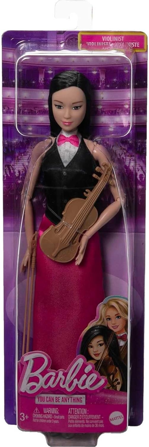 imageBarbie Doll amp Accessories Career Pastry Chef Doll with Hat and Cake SliceMusician