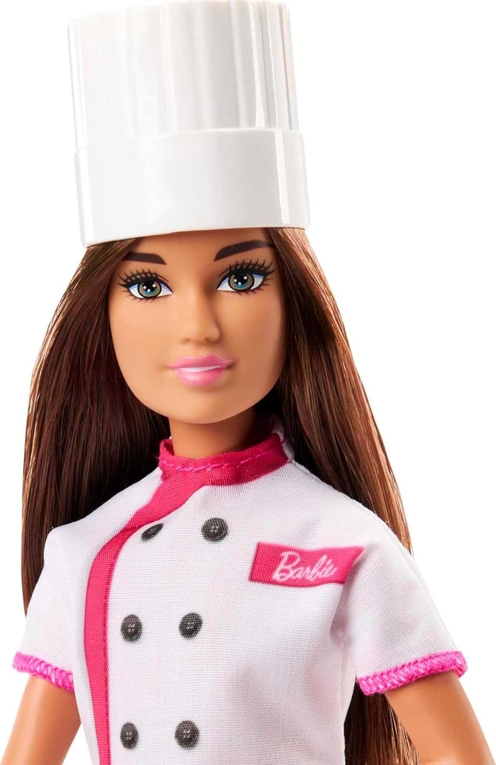 imageBarbie Doll amp Accessories Career Pastry Chef Doll with Hat and Cake SlicePastry Chef