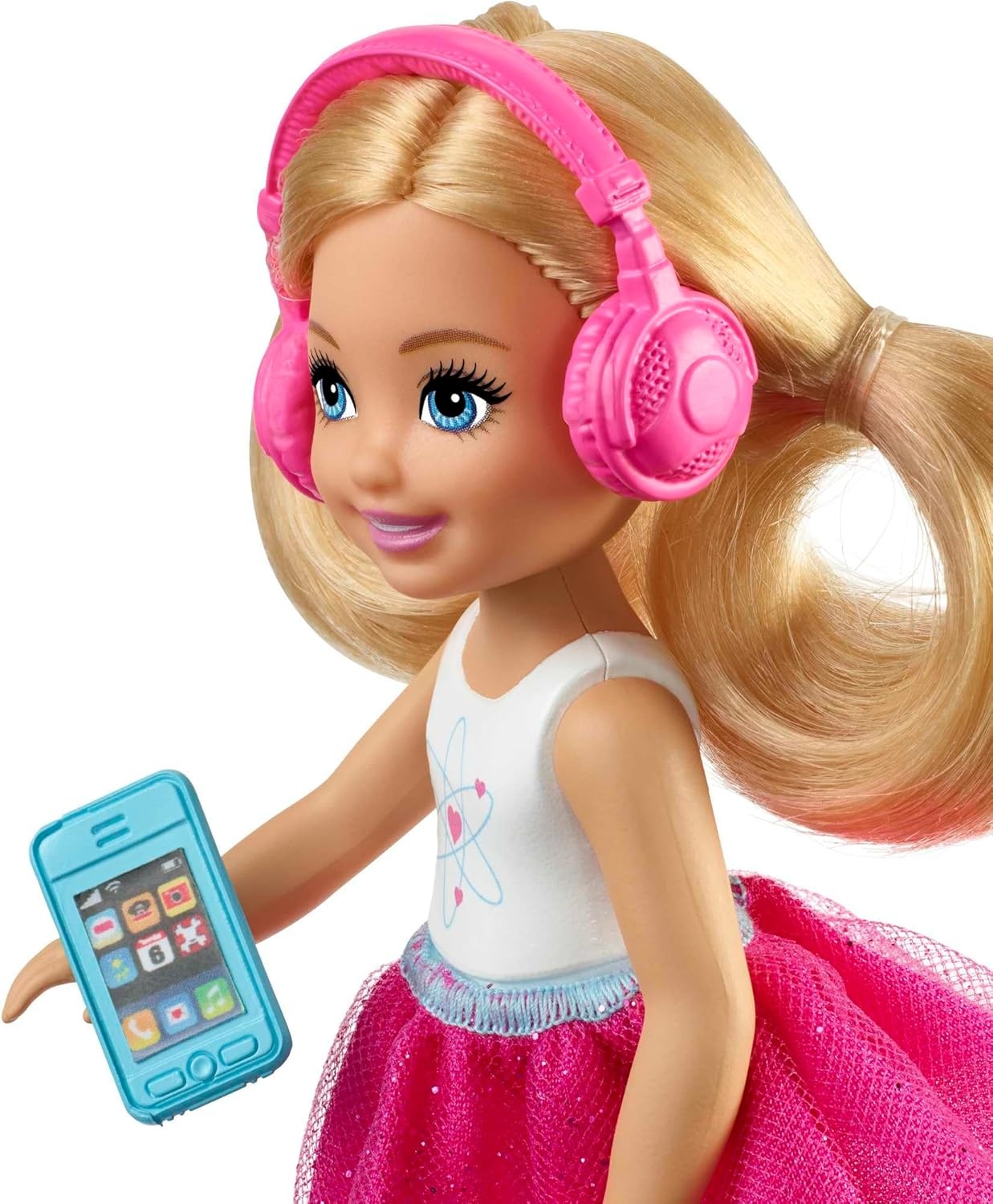 imageBarbie Dreamhouse Adventures Doll amp Accessories Travel Set with Blonde Chelsea Small Doll Puppy Carrier amp Backpack That Opens