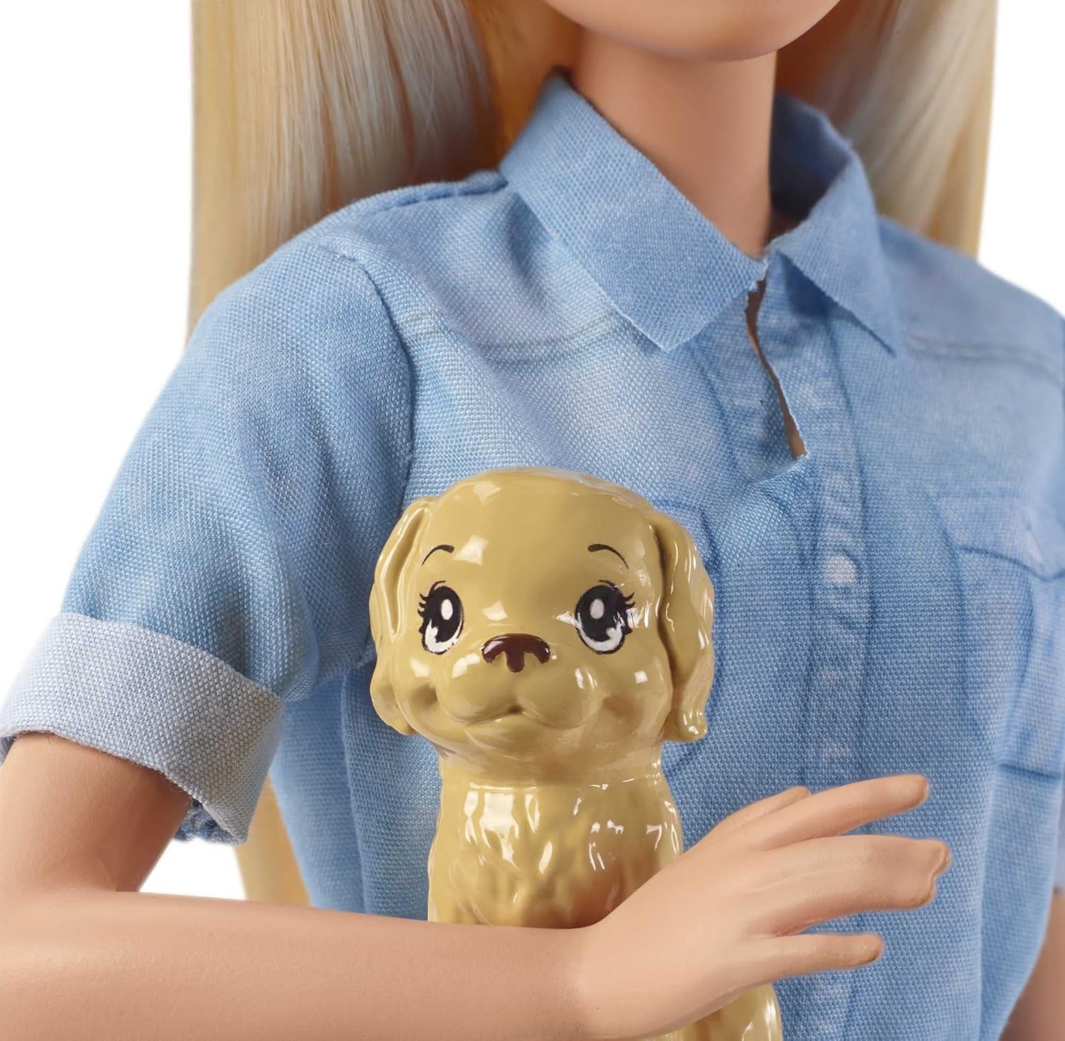 imageBarbie Dreamhouse Adventures Doll amp Accessories Travel Set with Blonde Fashion Doll Puppy amp 10 Pieces Suitcase Opens amp ClosesMulticolor