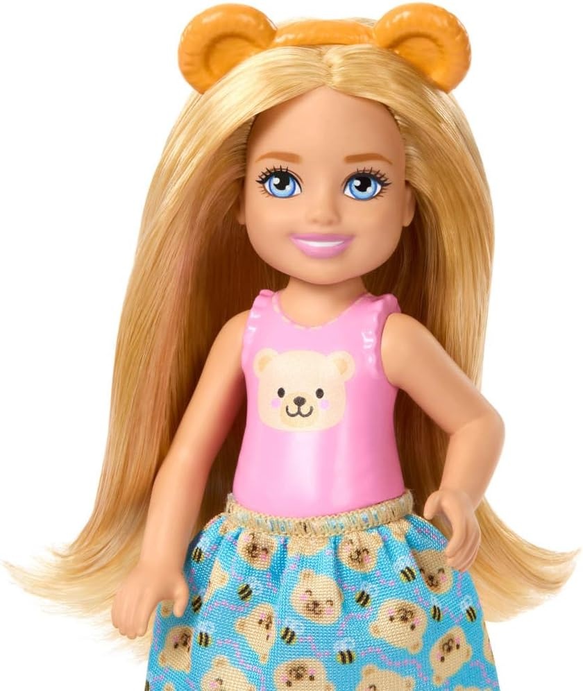 imageBarbie Family amp Friends Club Chelsea PopUp Tea Party Playset with Blonde Small Doll Transforming Picnic Basket amp 10 Accessories