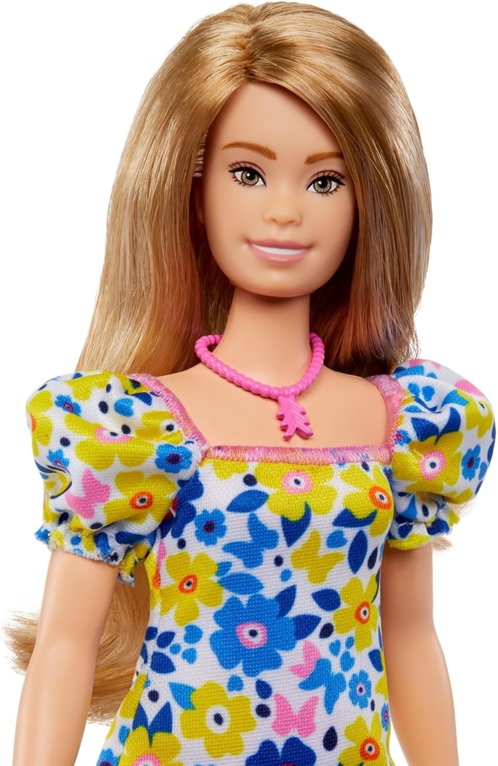 imageBarbie Fashionistas Doll 208 with Down Syndrome Wearing Floral Dress Created in Partnership with The National Down Syndrome Society
