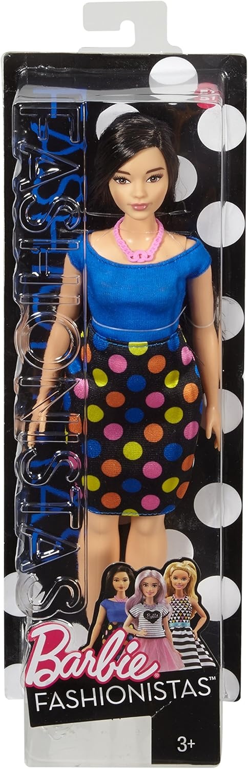 imageBarbie Fashionistas Dolls Toy for Kids 3 to 8 Years OldBlue Multi Color