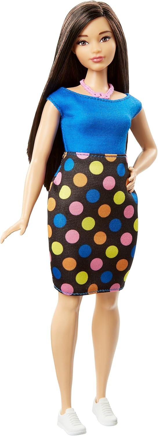 imageBarbie Fashionistas Dolls Toy for Kids 3 to 8 Years OldBlue Multi Color