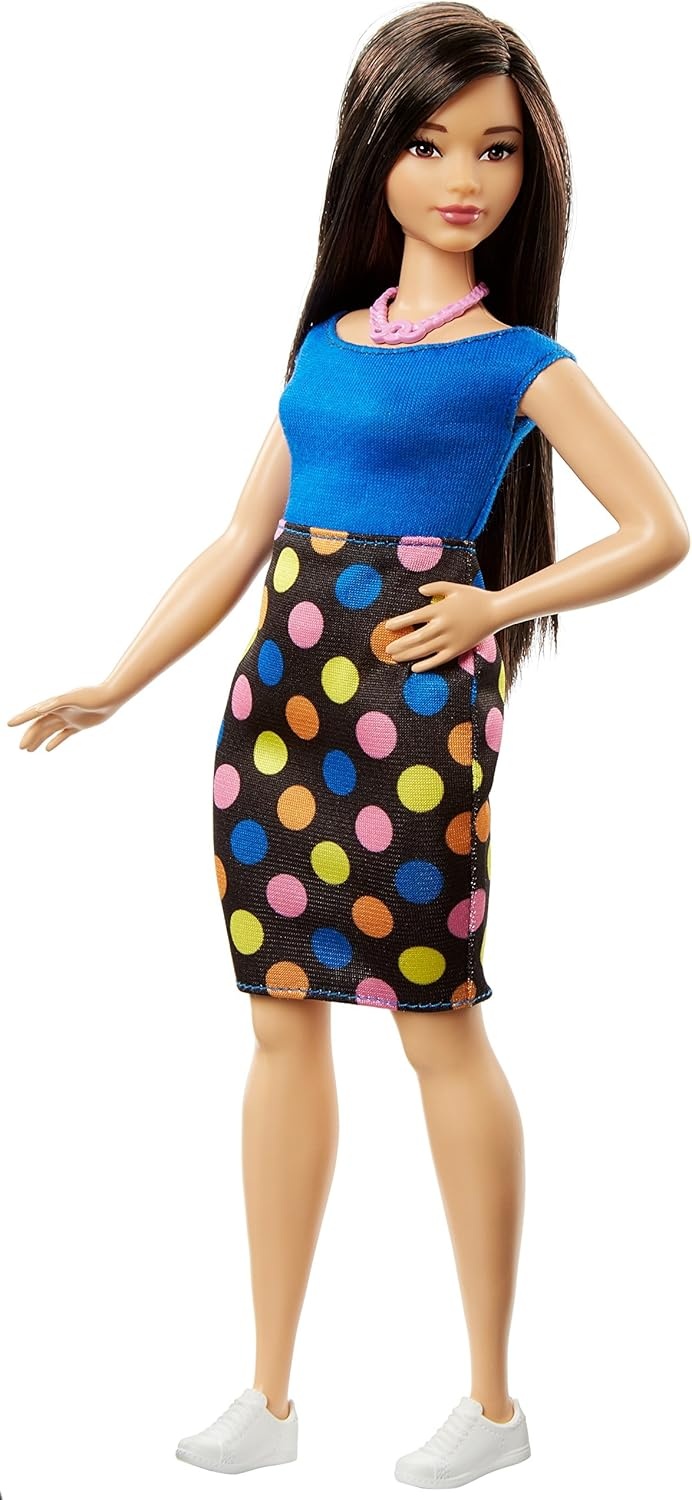 imageBarbie Fashionistas Dolls Toy for Kids 3 to 8 Years OldBlue Multi Color